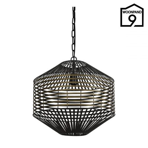 Hanglamp Selena antiek brons mat zwart by Light & Living | Woonpand 9