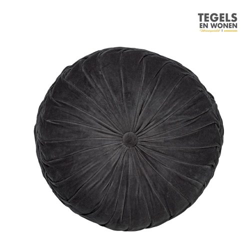 Sierkussen Kaja 40cm Charcoal gray by Dutch Decor | Tegels & Wonen