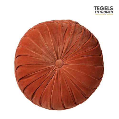 Sierkussen Kaja 40cm Potters Clay by Dutch Decor | Tegels & Wonen
