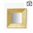 Spiegel metaal vierkant 45cm goud by Art Sensation | Woonpand 9