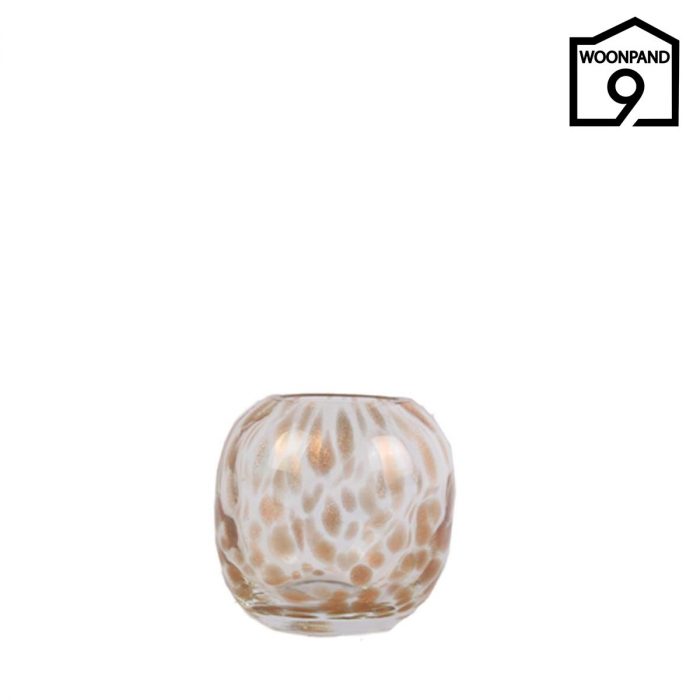 Cheetah Theelicht Tamdi 13cm transparant by House of Nature | Woonpand 9