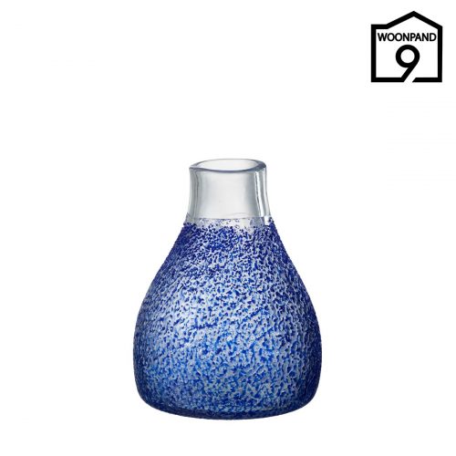 Vaas Santorini glas blauw S by J-Line | Woonpand 9