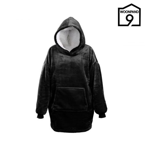 Oversized Hoodie Black by Unique Living | Woonpand 9