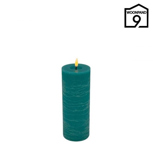 Ledkaars groen blauw 7,5 x 15cm | Woonpand 9