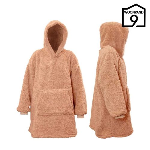 Oversized Hoodie Teddy Old Pink by Unique Living | Woonpand 9