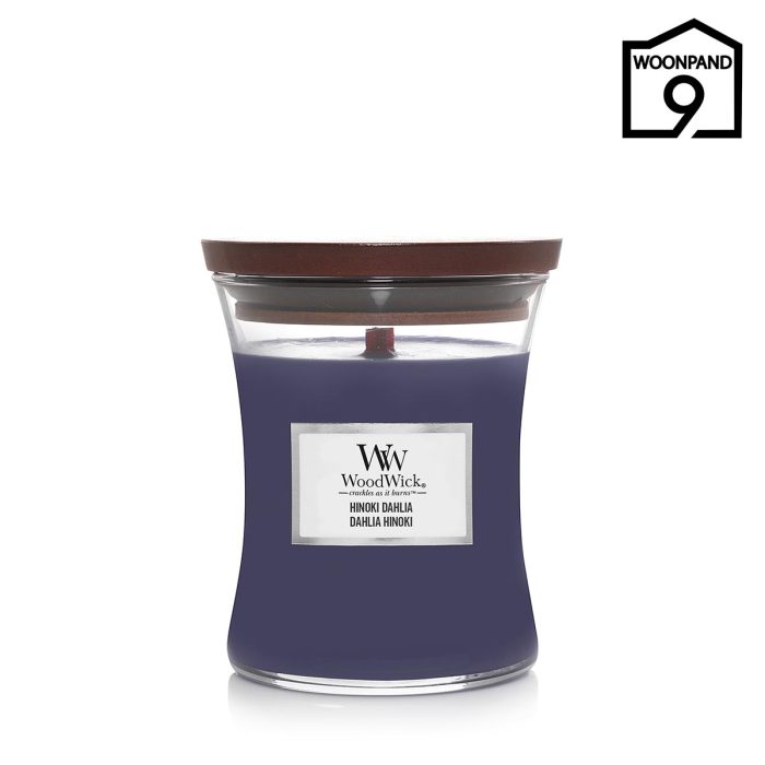 Woodwick Medium Candle Hinoki Dahlia | Woonpand 9