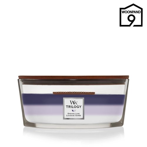 Trilogy Evening Luxe Ellipse Candle van Woodwick | Woonpand 9