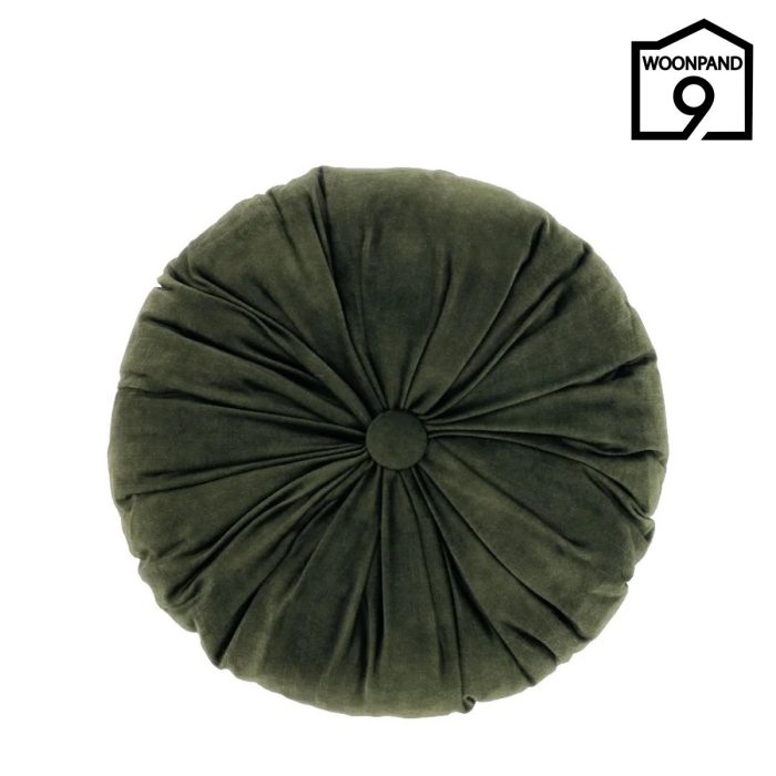 Kussen Basics 40cm rond Winter Green by Unique Living | Woonpand 9