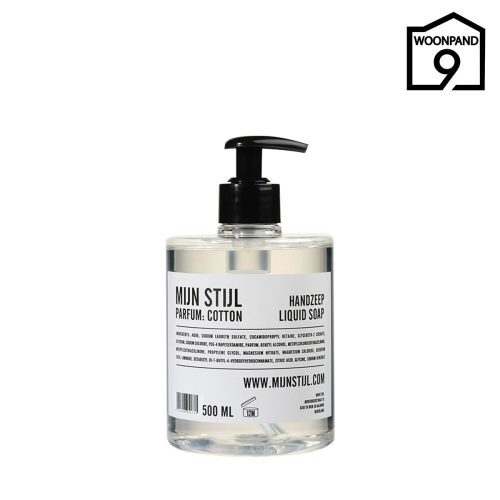 Handzeep parfum Cotton 500ml by Mijn Stijl | Woonpand 9