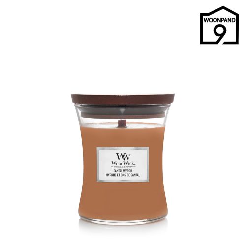 Sandal Mirrh Medium Candle by Woodwick | Woonpand 9