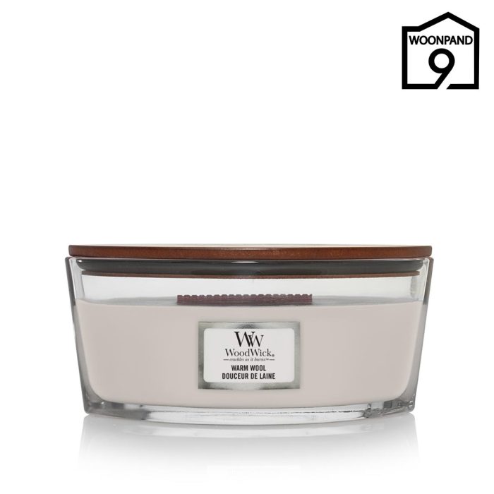 Warm Wool Ellipse Candle by Woodwick | Woonpand 9