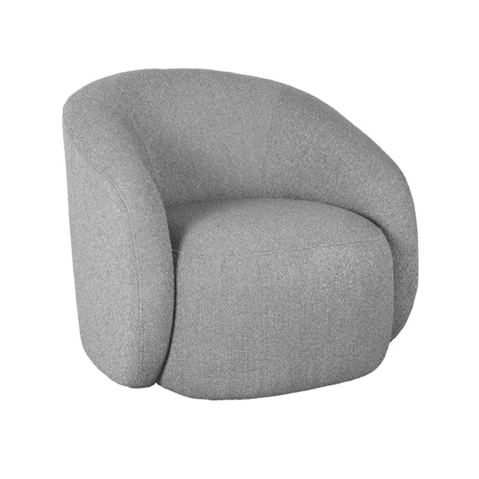 LABEL51 Fauteuils Alby - Grijs - Boucle