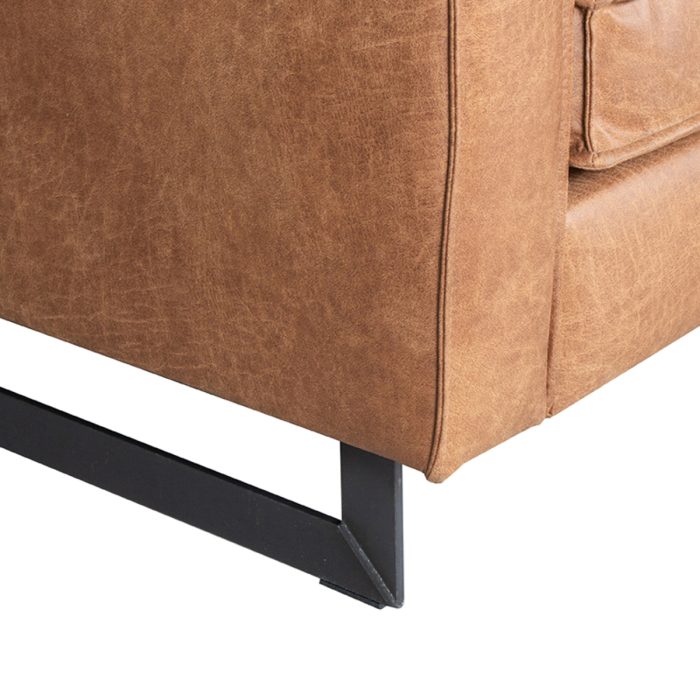 LABEL51 Bank Arezzo - Cognac - Microfiber - 1-Zits - Afbeelding 2