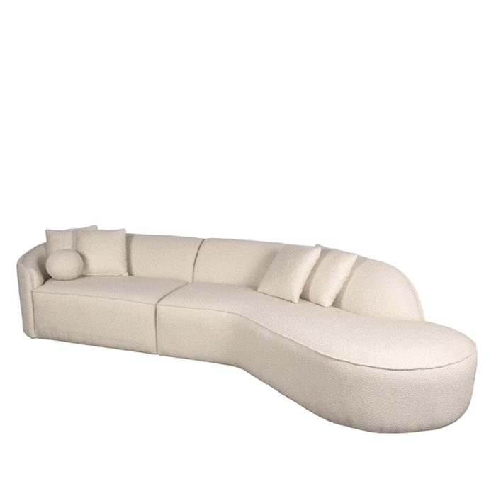 LABEL51 Banken Flori - Beige - Boucle - 4-Zits - Afbeelding 2