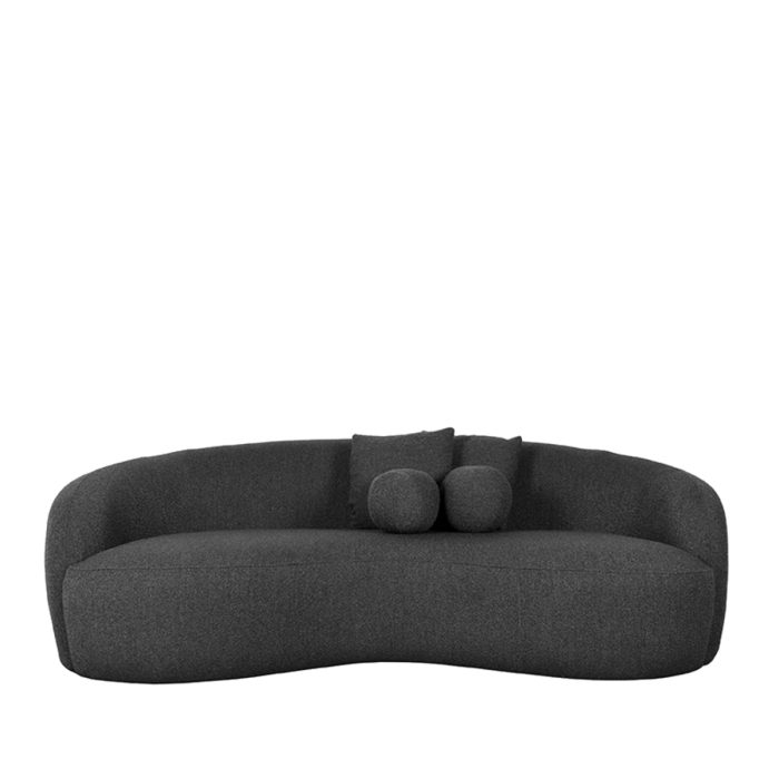 LABEL51 Banken Nesso - Antraciet - Boucle - 3-Zits