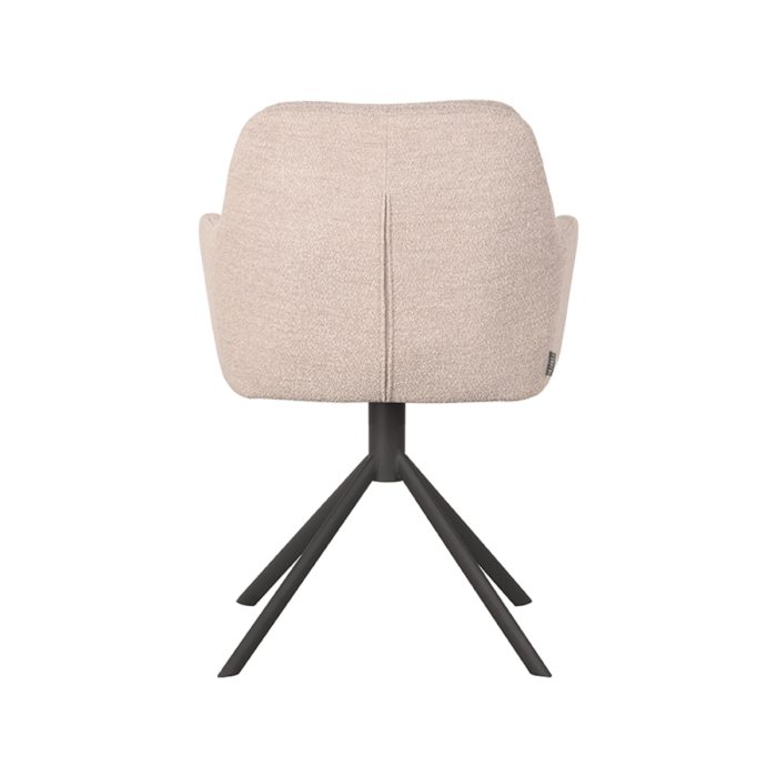 LABEL51 Eetkamerstoelen Joy - Naturel - Boucle - Afbeelding 4