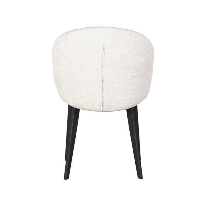 LABEL51 Eetkamerstoelen Logan - Crème - Fluweel - Afbeelding 3