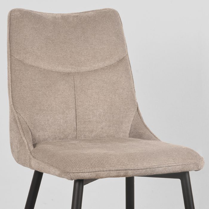 LABEL51 Eetkamerstoelen Riv - Clay - Synthetisch - Afbeelding 4