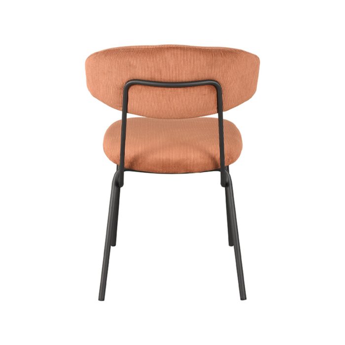 LABEL51 Eetkamerstoelen Zack - Rust - Ribcord - Afbeelding 3