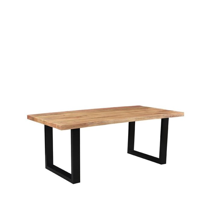 LABEL51 Eetkamertafels Zeth - Rough - Mangohout - 240x100 cm