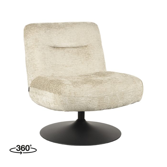 LABEL51 Fauteuils Eli - Beige - Fluweel