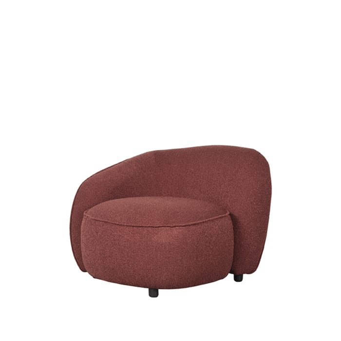 LABEL51 Fauteuils Livo - Winered - Boucle - Links - Afbeelding 2