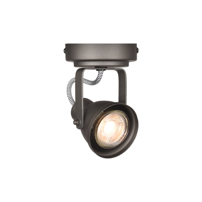 LABEL51 Spots Max led - Burned Steel - Metaal - 1-Lichts