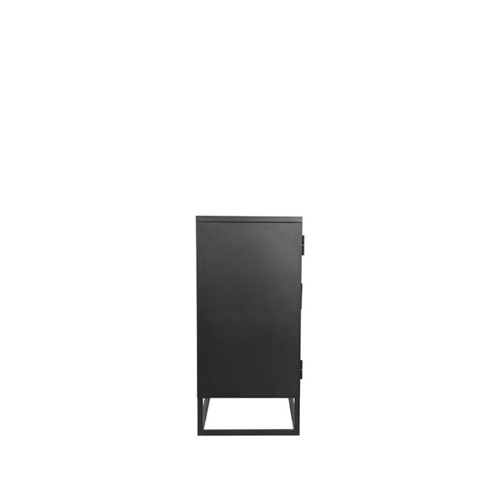 LABEL51 Vitrinekast Level - Zwart - Metaal - 85x40x85 cm - Afbeelding 4