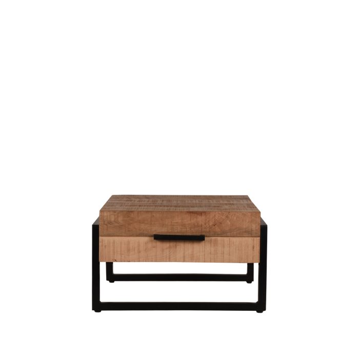 LABEL51 Salontafels Bolivia - Rough - Mangohout - 70 cm - Afbeelding 2