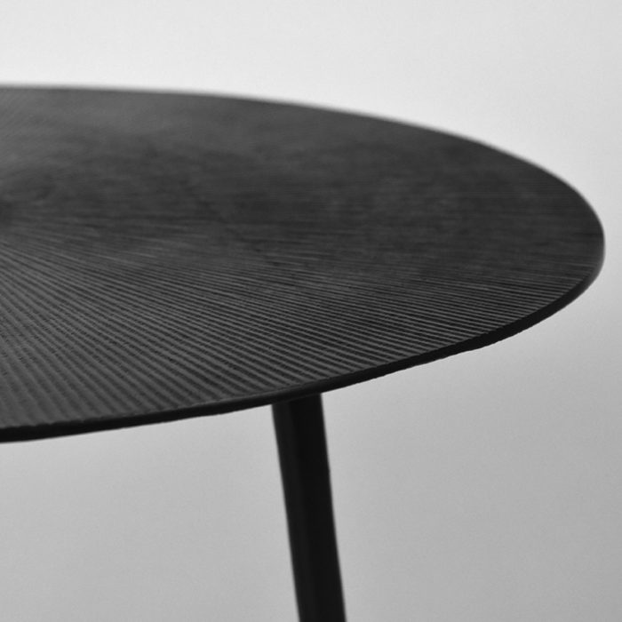 LABEL51 Salontafels Nobby - Zwart - Metaal - 50 cm - Afbeelding 2