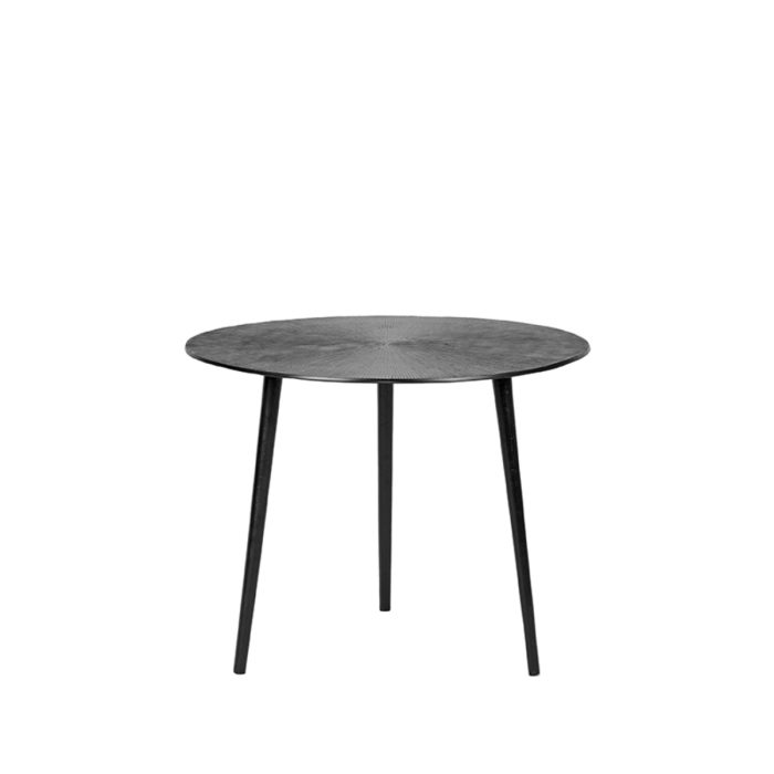 LABEL51 Salontafels Nobby - Zwart - Metaal - 50 cm