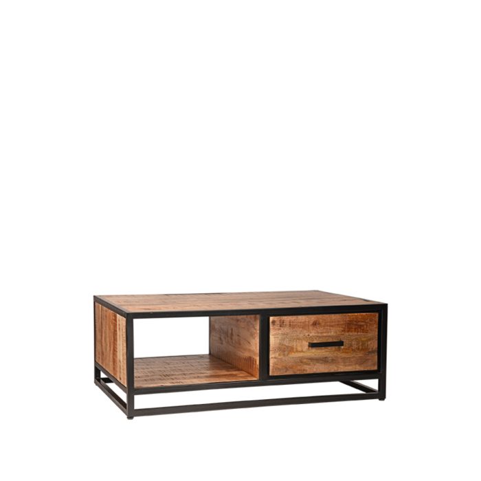 LABEL51 Salontafels Tampa - Rough - Mangohout - 110 cm