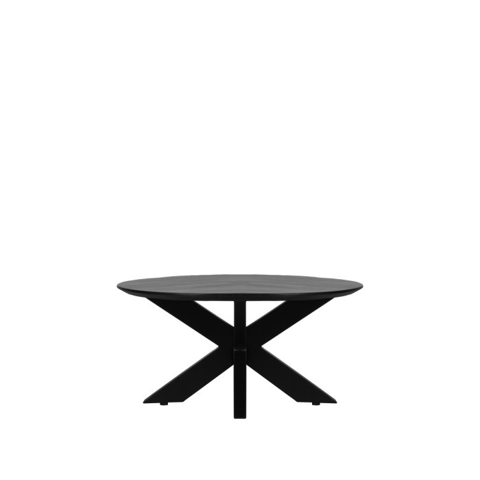 LABEL51 Salontafels Zico - Zwart - Mangohout