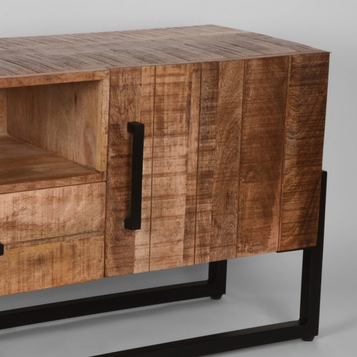LABEL51 Tv-meubel Bolivia - Rough - Mangohout - 174 cm - Afbeelding 4