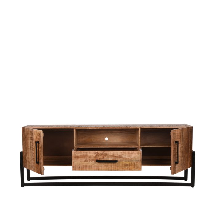 LABEL51 Tv-meubel Bolivia - Rough - Mangohout - 174 cm - Afbeelding 3