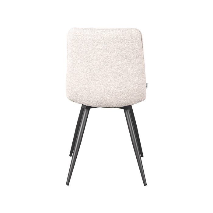 LABEL51 Eetkamerstoelen Jelt - Naturel - Boucle - Afbeelding 3