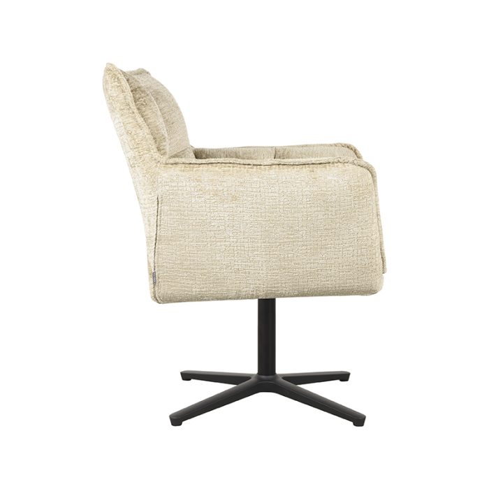 LABEL51 Fauteuils Ian - Beige - Fluweel - Afbeelding 3
