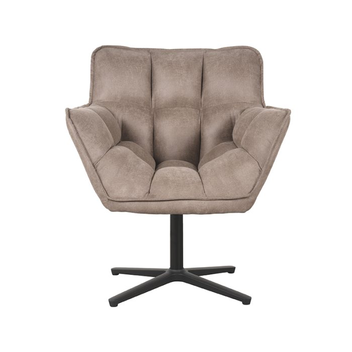 LABEL51 Fauteuils Ian - Taupe - Microfiber - Afbeelding 2