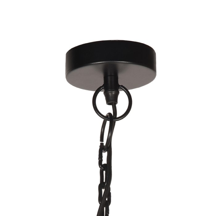 LABEL51 Hanglampen Drop - Zwart - Mangohout - Afbeelding 4