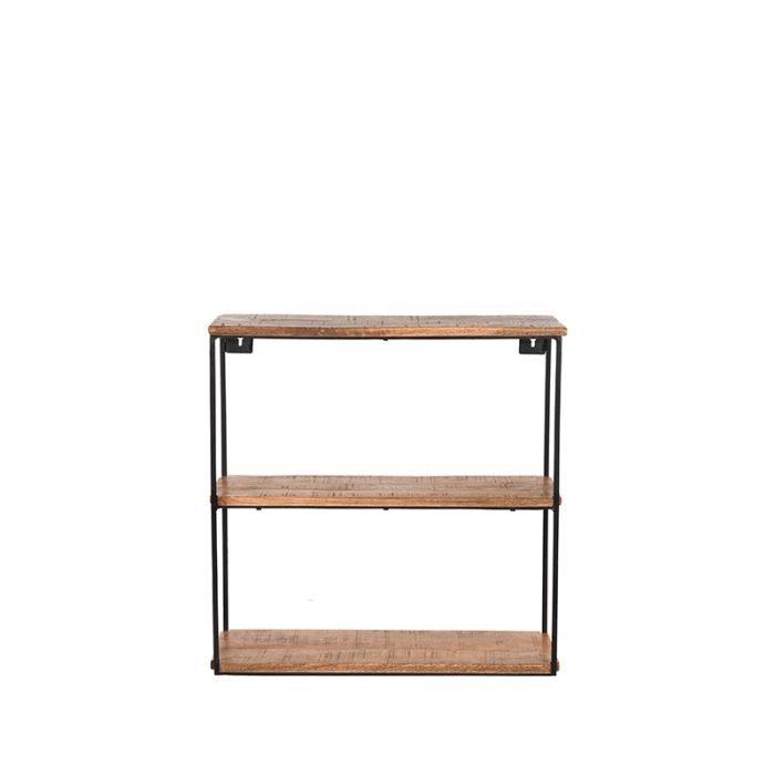 LABEL51 Wandplanken en opbergers Vintage Wandplank - Rough - Mangohout - M - Afbeelding 2