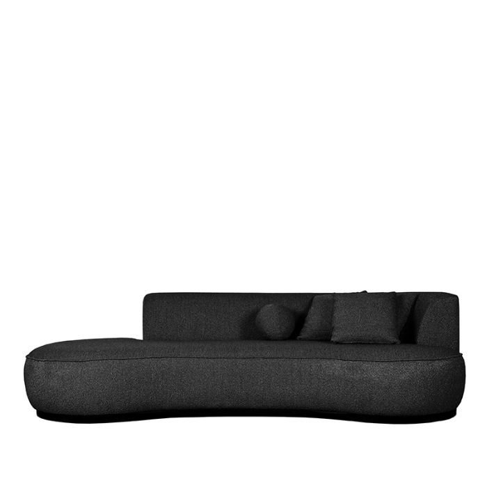 LABEL51 Banken Salo - Antraciet - Boucle - 3-Zits