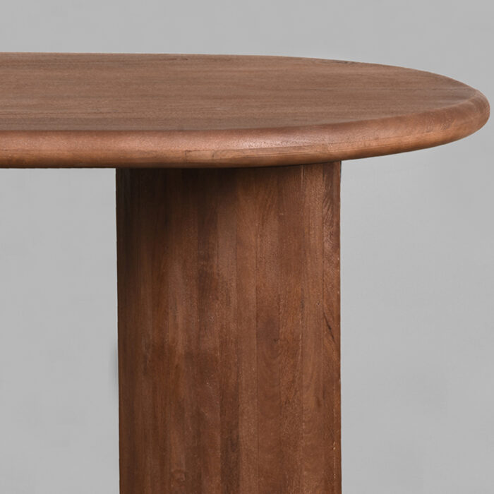 LABEL51 Eetkamertafels Vito - Espresso - Mangohout - 240x100 cm - Afbeelding 3