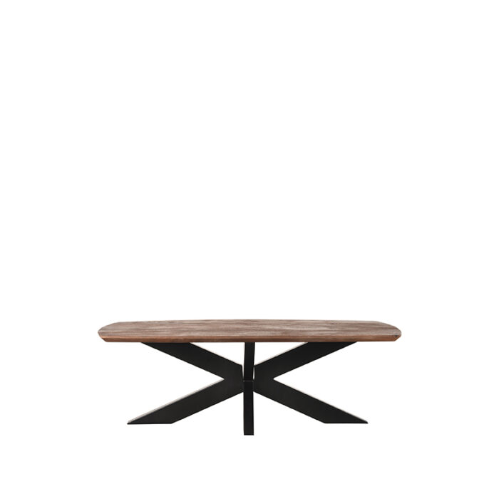 LABEL51 Salontafels Zane - Espresso - Mangohout - 120 cm - Afbeelding 3