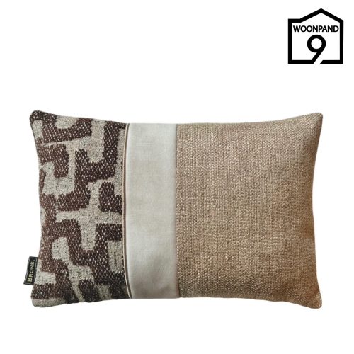 Brons sierkussen Rosa strook 45x30 | Woonpand 9