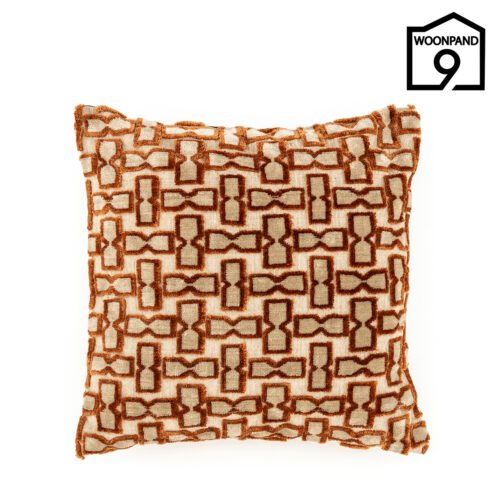 By-Boo Stunda terracotta sierkussen 45x45 cm | Woonpand 9